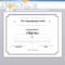 Word: Simple Mail Merge. Certificate Example Inside Word 2013 Certificate Template
