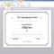 Word: Simple Mail Merge. Certificate Example Inside Word 2013 Certificate Template