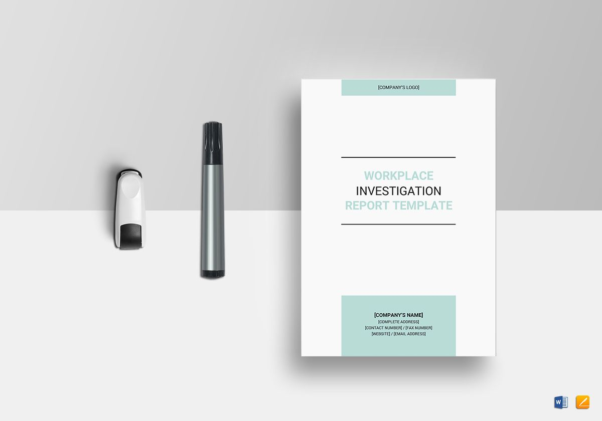 Workplace Investigation Report Template Pertaining To Investigation Report Template Doc