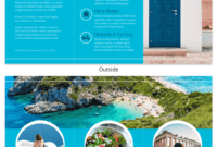 World Travel Tri Fold Brochure Template - Venngage pertaining to Island Brochure Template