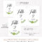Wreath Table Numbers Template, L3 Inside Table Number Cards Template