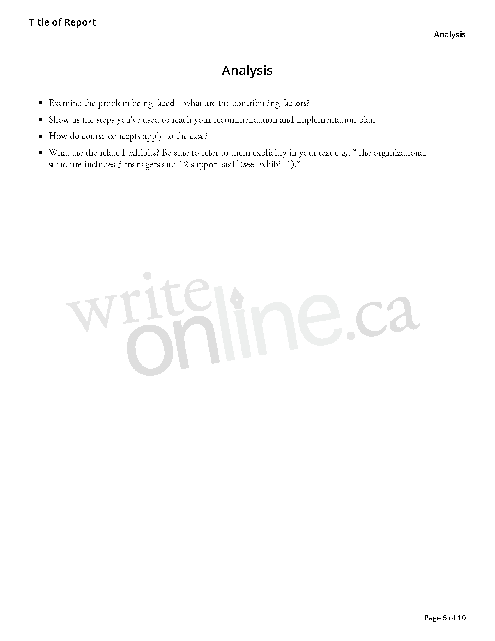 Write Online: Case Study Report Writing Guide – Resources Intended For How To Write A Work Report Template