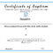 Www.certificatetemplate Baptism Certificate For Your Inside Christian Baptism Certificate Template