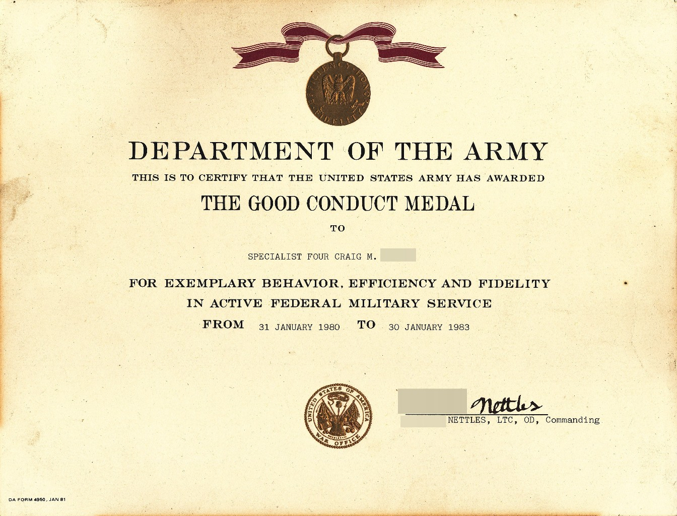 X12's Past Awards Pertaining To Army Good Conduct Medal Certificate Template