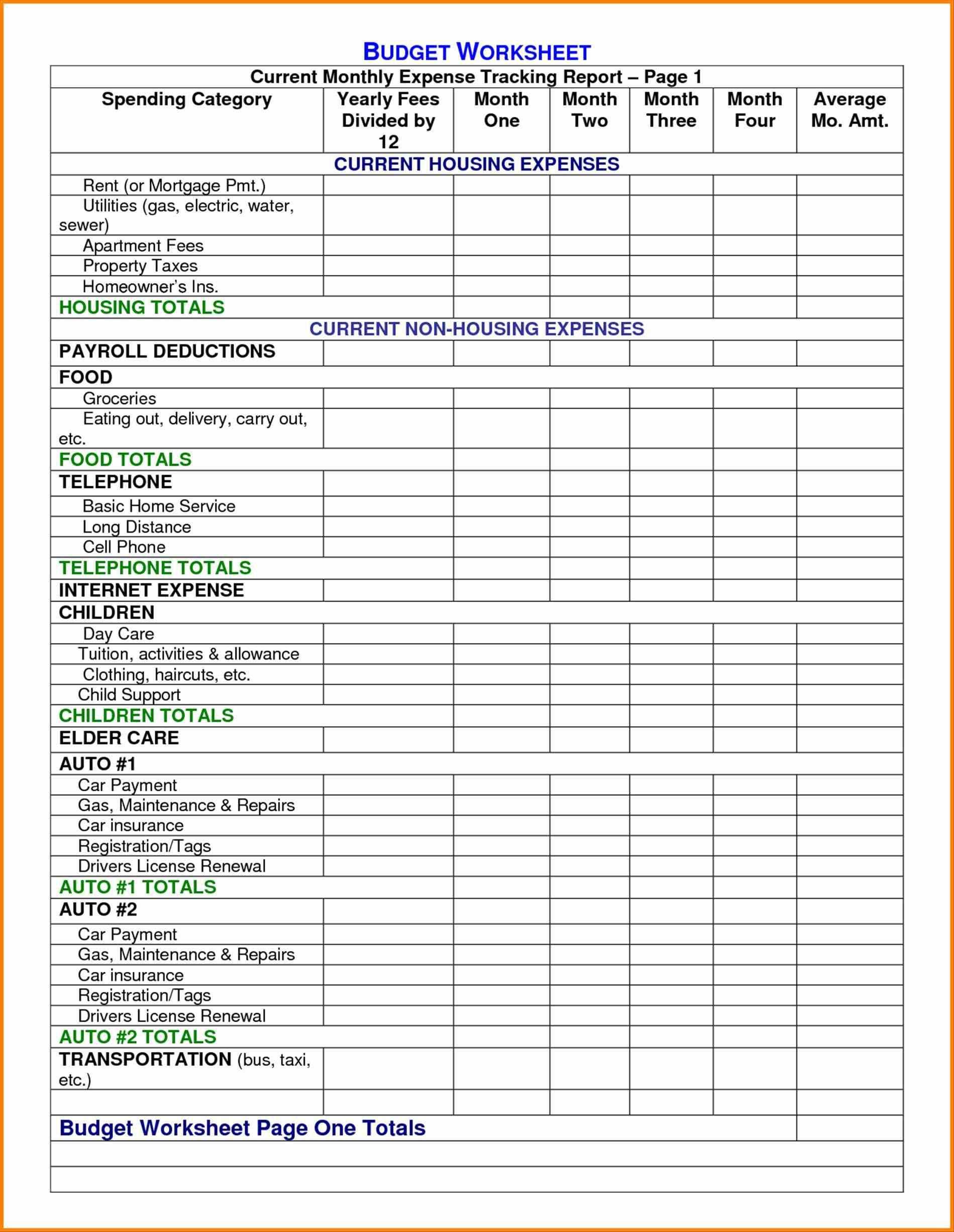 Yearly Budget Spreadsheet Annual Excel Templates Worksheet For Annual Budget Report Template