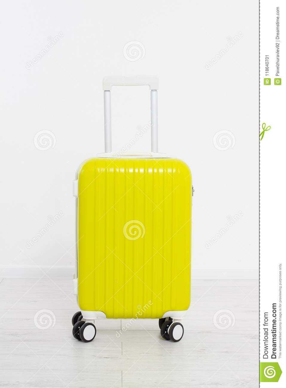 Yellow Suitcase On White Background .summer Holidays. Travel Intended For Blank Suitcase Template