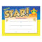 You're A Star! Award Gold Foil Stamped Certificate Inside Star Award Certificate Template