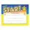 You're A Star! Award Gold Foil Stamped Certificate Inside Star Award Certificate Template