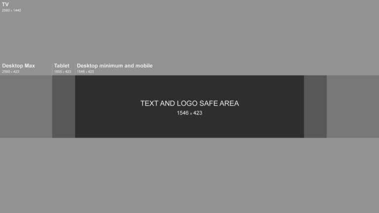 Youtube Banner Size Template