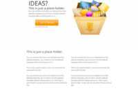 Zerotype A Blank Canvas Template - Web Template » All Free with Blank Food Web Template