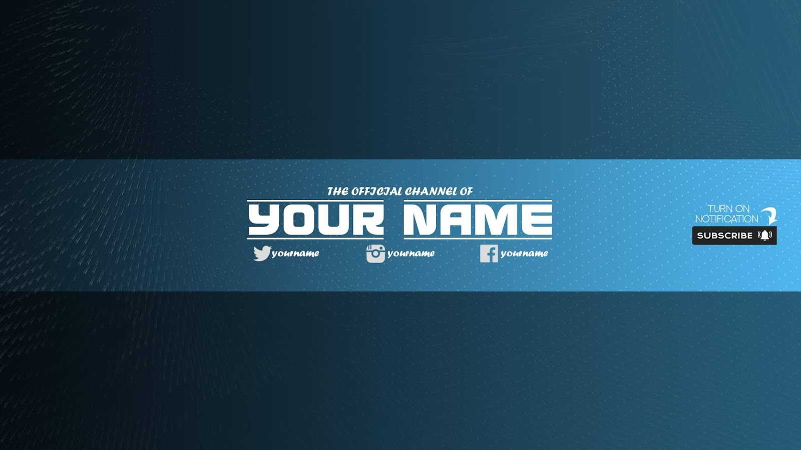 Zuhair Baloch: Free Youtube Banner Template #33 Download Now Pertaining To Youtube Banners Template